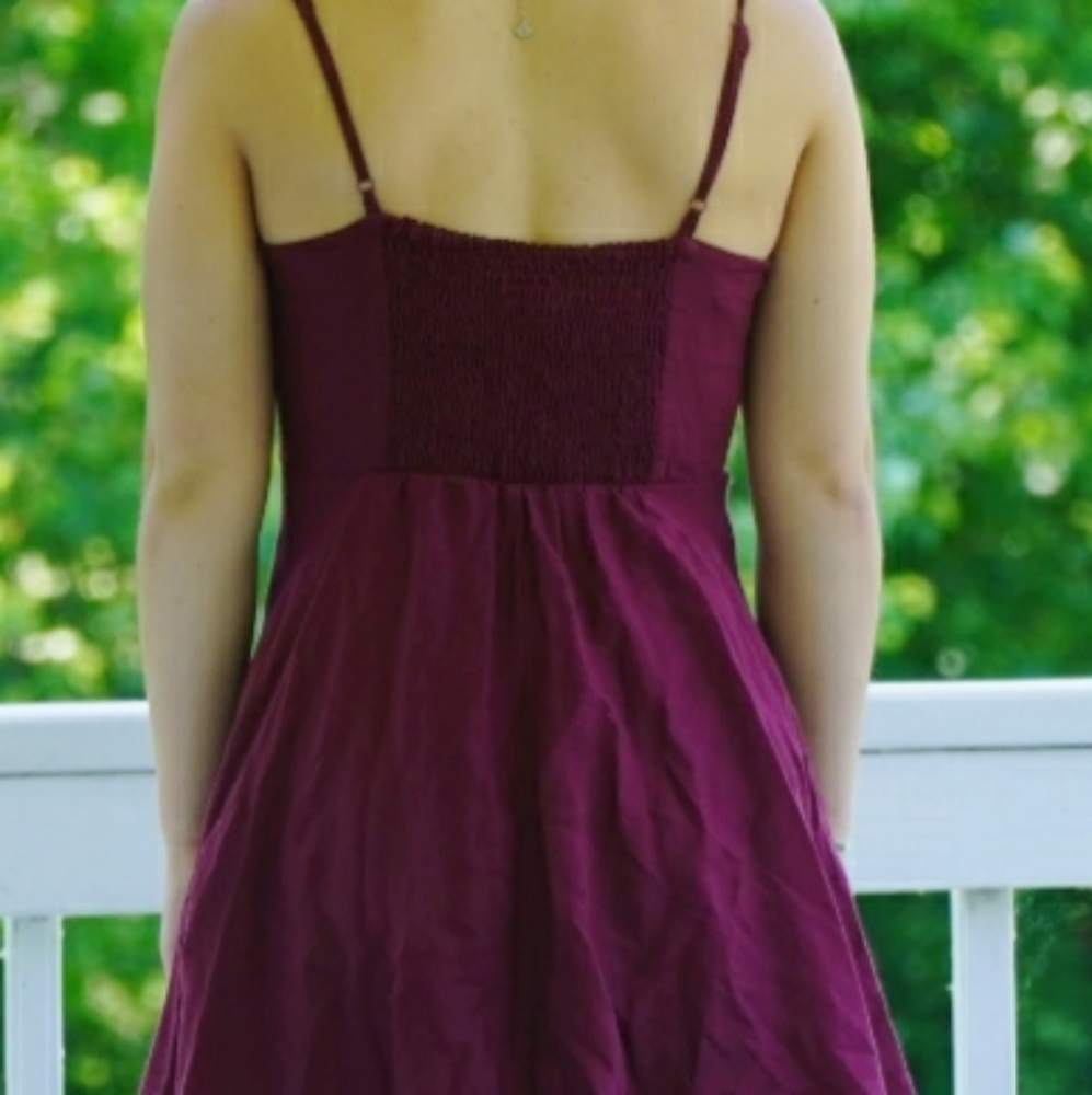 Maroon Sundress - Picture 2 of 2